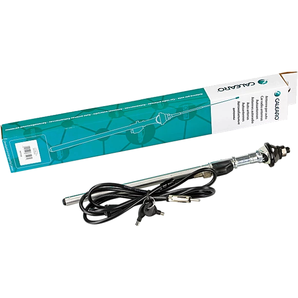 Calearo universele telescoop Antenne chroom Incl. 1.5 mtr kabel Calearo universele telescoop Antenne chroom Incl. 1.5 mtr kabel