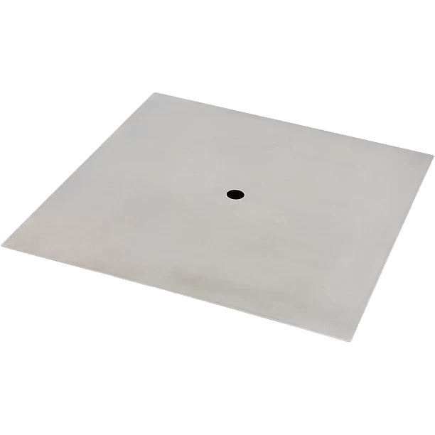 Antennemontageplaat 400mmx400mmx1mm edelstaal V2A Antennemontageplaat 400mmx400mmx1mm edelstaal V2A