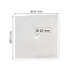 Antennemontageplaat 400mmx400mmx1mm edelstaal V2A Antennemontageplaat 400mmx400mmx1mm edelstaal V2A