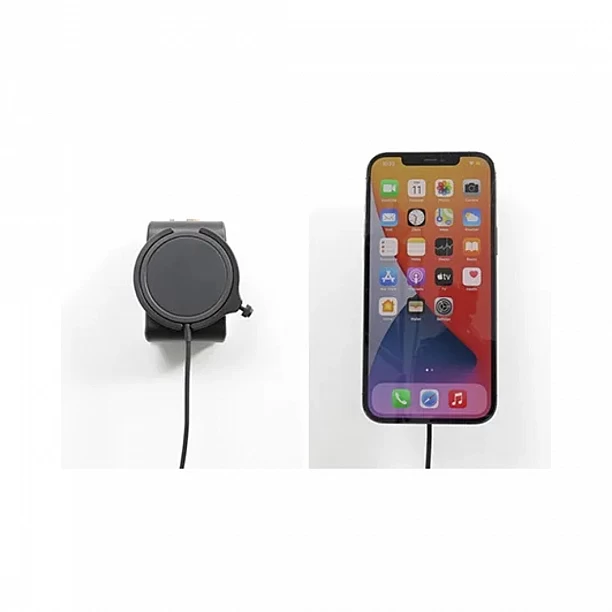 Brodit houder - Brodit houder/swivel met MagSafe Charger-zwart iPhone 12-17