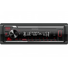 Kenwood KMM-BT209 Autoradio - USB/BT Rood