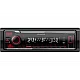 Kenwood KMM-BT408DAB Bluetooth autoradio + DAB - inclusief DAB+ antenne - Rood