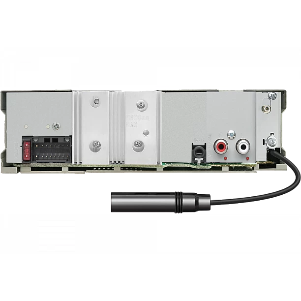 Kenwood KMM-BT408DAB Bluetooth autoradio + DAB - inclusief DAB+ antenne - Rood