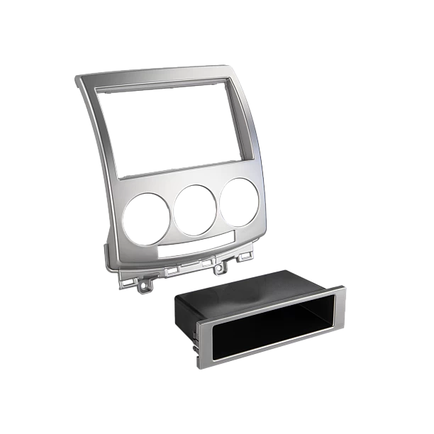 2-DIN Paneel Mazda 5- 2005-2010 Kleur: Zilver