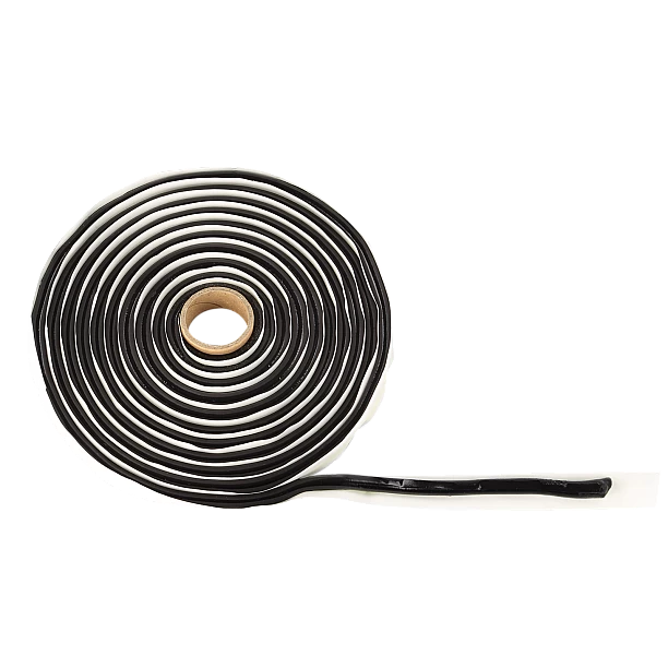 Kneedbare butylband 450cm lang 8mm breed, kneedkit Kneedbare butylband 450cm lang 8mm breed, kneedkit