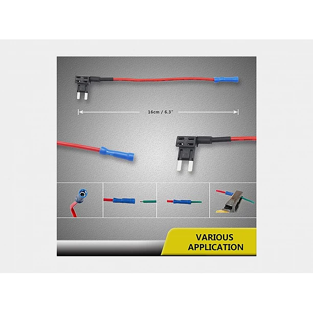 Recoil zekeringhouder bypass ATM 10x (incl 10x 10A & 10x 20A zekeringen)