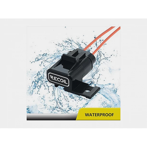 Recoil ATC/ ATO zekering houder met kapje 16AWG 1.5mm2, 3x incl. 3x 10A & 3x 15A zekering