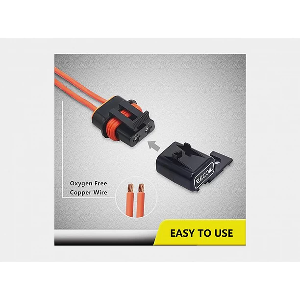 Recoil ATC/ ATO zekering houder met kapje 16AWG 1.5mm2, 3x incl. 3x 10A & 3x 15A zekering