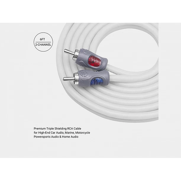Recoil Marine OFC RCA Cinch Cable 2-Channel 180cm