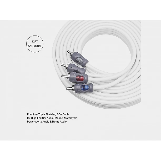 Recoil Marine OFC RCA Cinch Cable 4-Channel 360cm