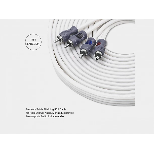 Recoil Marine OFC RCA Cinch Cable 4-Channel 510cm