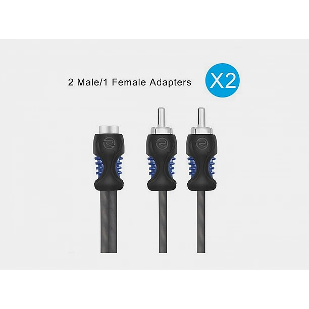 Recoil Echo OFC RCA Cinch Cable Y-Cable (f)>(m)/(m) 30cm