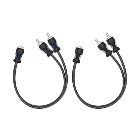 Recoil Echo OFC RCA Cinch Cable Y-Cable (f)>(m)/(m) 30cm