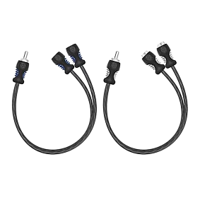 Recoil Echo OFC RCA Cinch Cable Y-Cable (f)/(f)>(m) 30cm