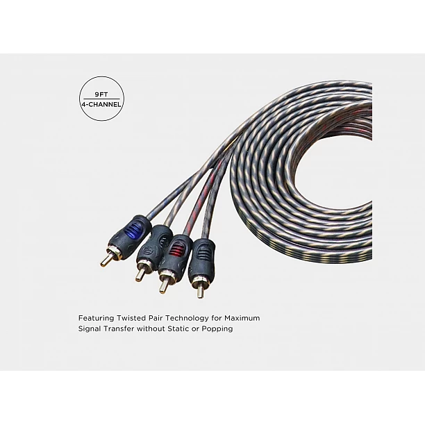 Recoil Echo OFC RCA Cinch Cable 4 Channel 270cm