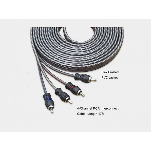 Recoil Echo OFC RCA Cinch Cable 4 Channel 510cm
