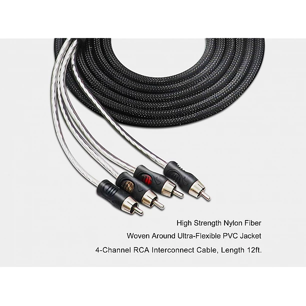 Recoil Premium OFC RCA Cinch Cable 4 Channel 270cm