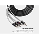 Recoil Premium OFC RCA Cinch Cable 4 Channel 270cm