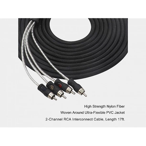Recoil Premium OFC RCA Cinch Cable 4 Channel 360cm