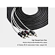 Recoil Premium OFC RCA Cinch Cable 4 Channel 510cm