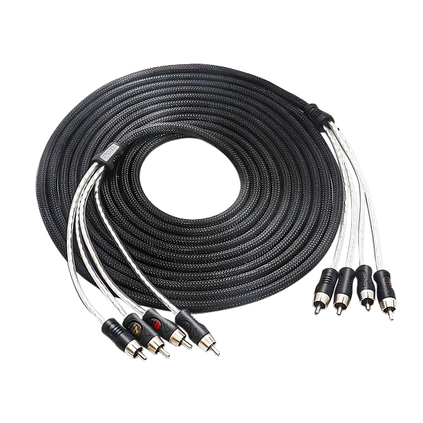 Recoil Premium OFC RCA Cinch Cable 4 Channel 600cm