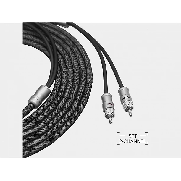 Recoil Echo Max Premium OFC RCA Cinch Cable 2 Channel 270cm