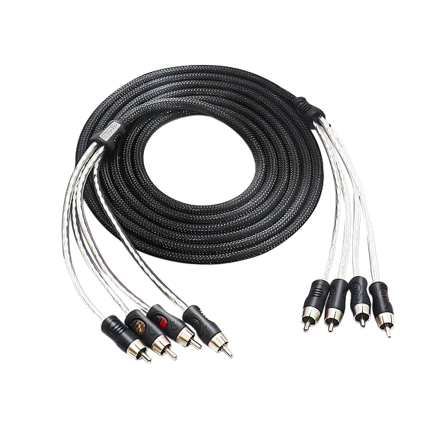 Recoil Echo Max Premium OFC RCA Cinch Cable 4 Channel 270cm