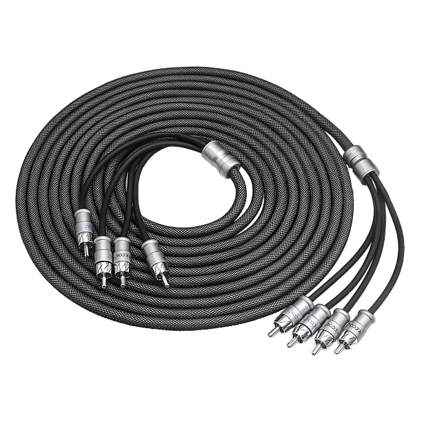 Recoil Echo Max Premium OFC RCA Cinch Cable 4 Channel 510cm