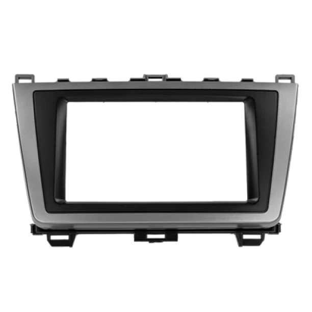 2-DIN Paneel Mazda 6- 2008-2012 - Kleur: Zwart/Zilver