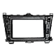 2-DIN Paneel Mazda 6- 2008-2012 - Kleur: Zwart/Zilver