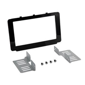 2-DIN Paneel Toyota Hilux 2015> Kleur: Zwart