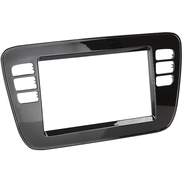 2-DIN Paneel Volkswagen up! / Seat Mii / Skoda Citigo 2011-2016 Kleur: Piano zwart 2-DIN Paneel Volkswagen up! / Seat Mii / Skoda Citigo 2011-2016 Kleur: Piano zwart