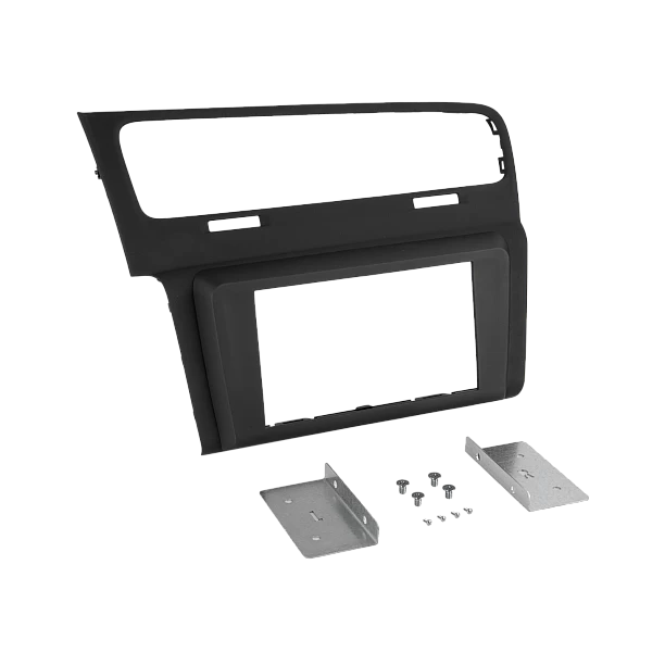 2-DIN Paneel Volkswagen Golf 7 11/2012 - 5/2020 Kleur: mat zwart 2-DIN Paneel Volkswagen Golf 7 11/2012 - 5/2020 Kleur: mat zwart