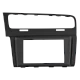 2-DIN Paneel Volkswagen Golf 7 11/2012 - 5/2020 Kleur: mat zwart 2-DIN Paneel Volkswagen Golf 7 11/2012 - 5/2020 Kleur: mat zwart