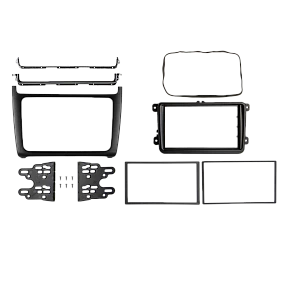2-DIN frame Volkswagen Polo 2014-2017 Zwart