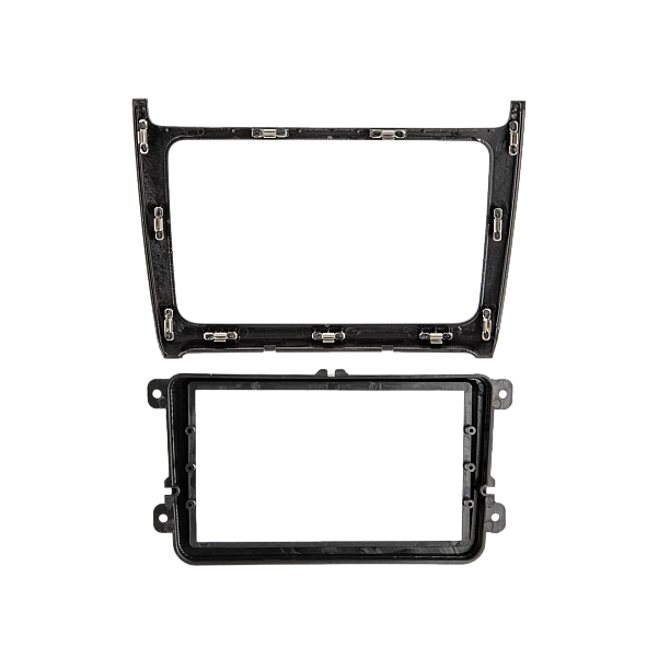 2-DIN frame Volkswagen Polo 2014-2017 Piano Zwart