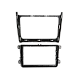2-DIN frame Volkswagen Polo 2014-2017 Piano Zwart