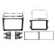 2-DIN frame Volkswagen Polo 2014-2017 Piano Zwart