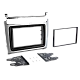 2-DIN frame Volkswagen Polo 2014-2017 Zilver