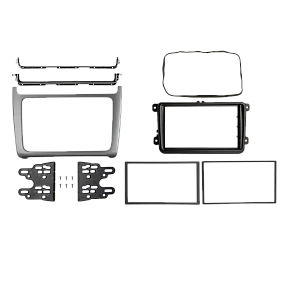 2-DIN frame Volkswagen Polo 2014-2017 Zilver