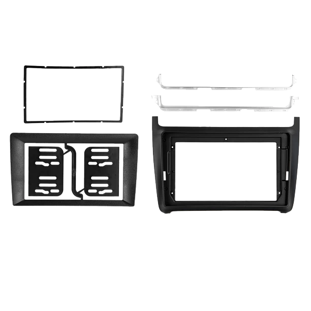 2-DIN frame VW Polo 2014-2017 Zwart