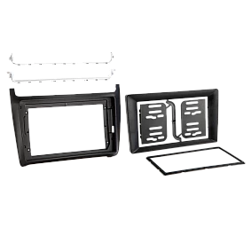 2-DIN frame VW Polo 2014-2017 Zwart