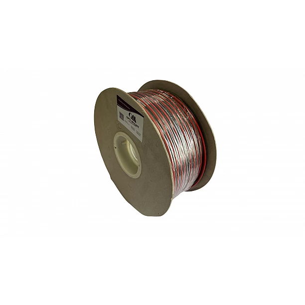 Luidspreker kabel 2 x 2,5 mm zwart / rood 100mtr spoel Luidspreker kabel 2 x 2,5 mm zwart / rood 100mtr spoel