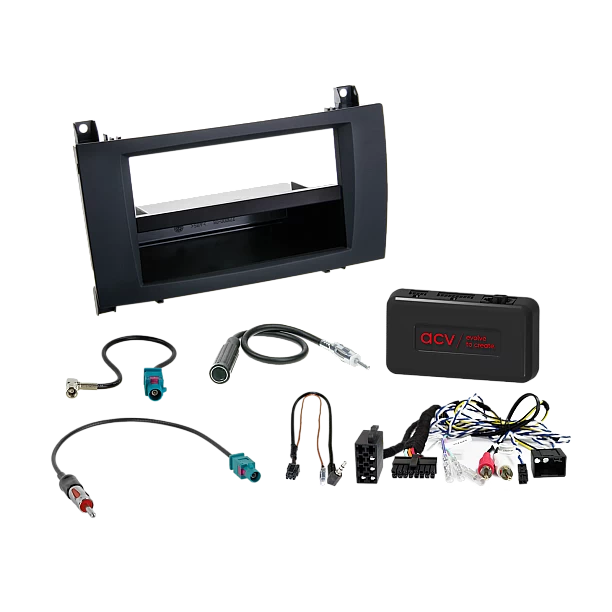 2-DIN-set met vak Mercedes-voertuigen LFB/analoog/antenne