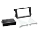 2-DIN Kit met aflegvak Skoda/VW Zwart