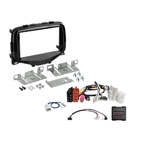 2-DIN kit Citroën C1 / Peugeot 108 / Toyota Aygo - Kleur : piano Zwart