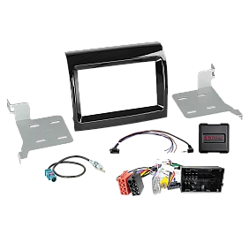 2-DIN Kit Fiat Ducato/ Citroën Jumper/ Peugeot Boxer(250*) Facelift 2016-> Pianolak Zwart