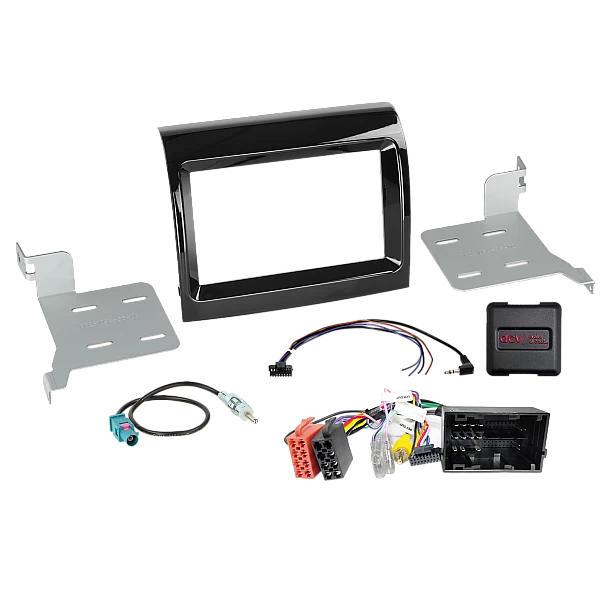 2-DIN Kit Fiat Ducato/ Citroën Jumper/ Peugeot Boxer(250*) Facelift 2016-> Pianolak Zwart