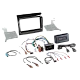 2-DIN Kit + Infodapter Fiat Ducato/ Citroën Jumper/ Peugeot Boxer(250*) 2016-> Pianolak Zwart
