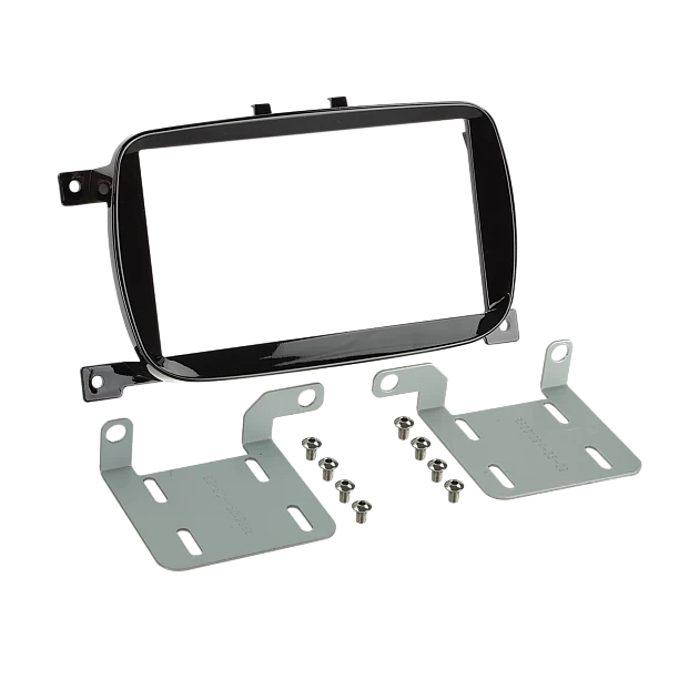 2-DIN Inbouw-Kit + Infodapter Fiat 500 (ZAF 312) 07/2015-08/2024
